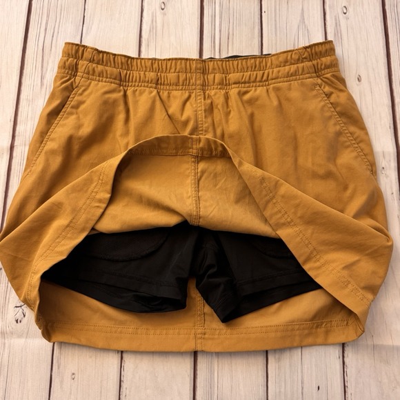 prAna Womens Halle Skort II Size Large Antique Bronze Skirt Shorts Activewear - Picture 5 of 5
